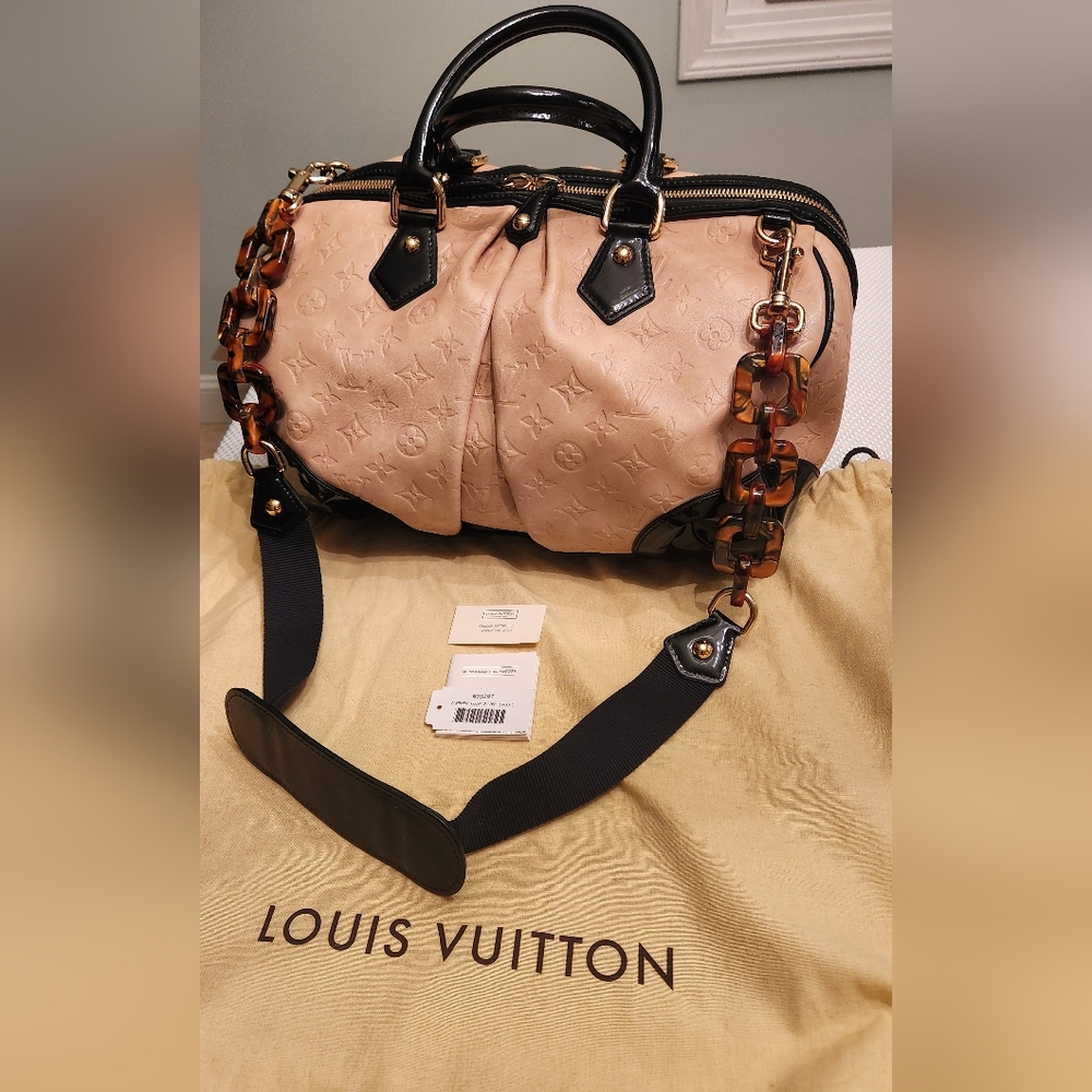 Louis Vuitton Bag Purse Satchel Stephen Cuir Ivory Limited Edition Rare